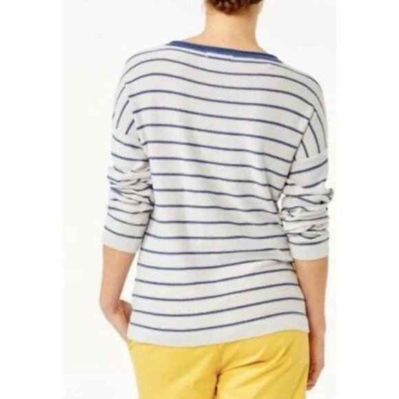 NWT Royal Robbins Calaveras Crew Striped Sweater - L - Picture 2 of 8